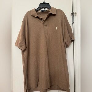 Polo by Ralph Lauren Men's Tan Polo Shirt